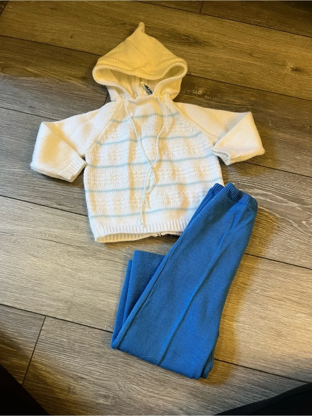 Vintage Toddler Saks Fifth Avenue Baby Boutique Knit Set 18 Mo